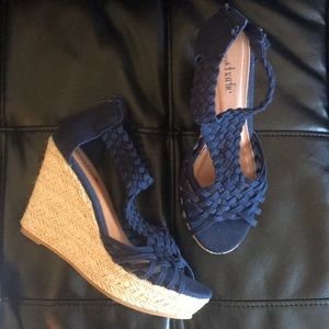 Navy Wedges